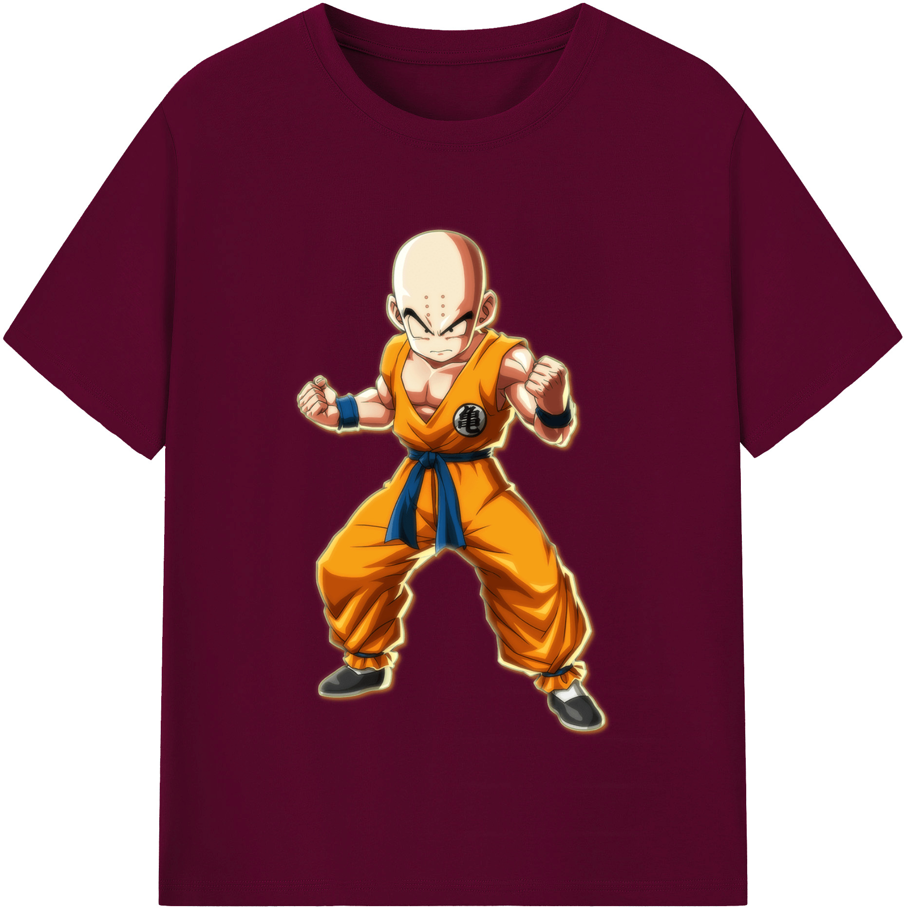 （画像用） ドラゴンボール クリリン DRAGON BALL krillin レディースカジュアルプリントTシャツ（綿100％）